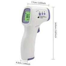 Berührungsloses Infrarot-thermometer Zur Messung Der Körpertemperatur Mit Großem Led-display (batterie Nicht Im Lieferumfang Enthalten), Ideales Geschenk Für Weihnachten, Halloween, Thanksgiving