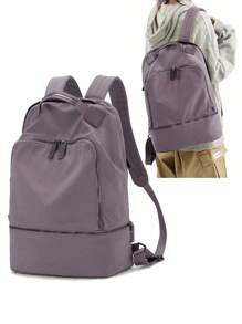 後背包適合女士,初中學生,大學學生,背包,日本流行旅行背包,男士大容量背包,極簡風格電腦包