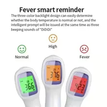 Berührungsloses Infrarot-thermometer Zur Messung Der Körpertemperatur Mit Großem Led-display (batterie Nicht Im Lieferumfang Enthalten), Ideales Geschenk Für Weihnachten, Halloween, Thanksgiving