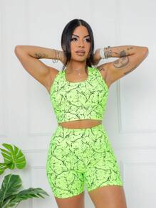 SHOWOFF Women Sports Sets - Lime Green - View 1