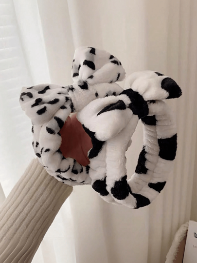 2 Packs Of Leopard Print Cow Pattern Headbands And Hair Accessories, Suitable For Face Washing And Bathing Headbands To Fix Hair. Cute,Turban Headband