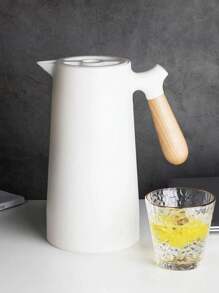 Glass Inner Vacuum Flask, Large Capacity Hot Water Bottle For Home Use - White - View 7