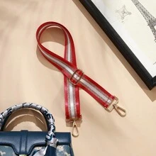 Red Striped Crossbody Bag Replacement Shoulder Strap Shoulder Bag Diy Accessory - Multicolor - View 3