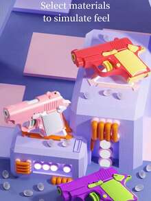 1pc Red Carrot Shaped Water Gun - Red - View 2