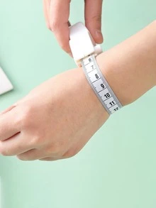 1入組身體測量卷尺,腰圍、長度、周長測量、卡尺、手臂大小、腿大小、臀部大小、胸圍、健身測量靈活尺 - 粉色 - 查看 5