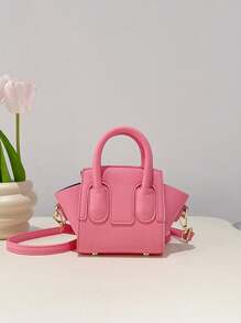 幼兒時尚純色荔枝翼手提包日常百搭旅行女孩斜挎包幼兒園小學生零錢包便攜糖果袋休閒包肩帶可調節小學生女孩兒童旅遊度假