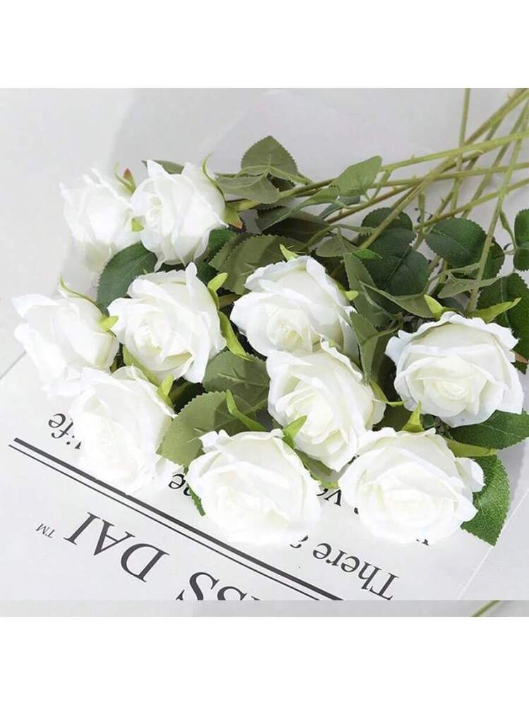 Ghirlande Floreali Artificiali Da Parete (3 Pezzi) - Rose Finta Seta In Doppio Colore, Per Matrimoni E Casa - 2
