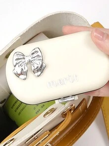 1 Miếng Có thể mang đi Hộp thuốc Với , Mini Pill Hộp lưu trữ - Màu be - Xem 3