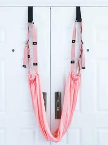 1pc Hanging Yoga Strap For Lower Back Training, Split Stretches, Backbends, Inverted Postures, Pilates And Ballet, Women Gym Accessories - Pink - View 5