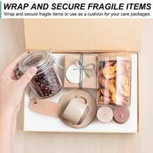 1 卷，棕色皮革纸工艺品艺术礼品包装装饰纸小礼品装饰纸，生日礼物装饰纸，家庭聚会礼品装饰纸，包装纸，薄纸，花束用品，礼品包装纸，鲜花包装纸，礼品包装，圣诞节情人节 - 白色 - 查看 9