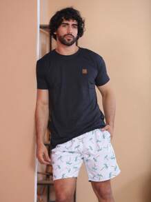 Men Beach Shorts - Blanco - Ver 6