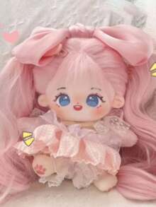 New Christmas 20cm Doll With Inner Wireframe, Changeable Clothes, Stuffed With - Multicolor - View 4