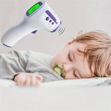 Berührungsloses Infrarot-thermometer Zur Messung Der Körpertemperatur Mit Großem Led-display (batterie Nicht Im Lieferumfang Enthalten), Ideales Geschenk Für Weihnachten, Halloween, Thanksgiving