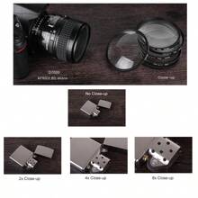 8倍放大特寫鏡頭,又稱變形鏡,是一種專業的相機效果濾鏡,可以放大拍攝效果,可以用作微距鏡放大濾鏡來捕捉花卉、昆蟲、鑽石、珠寶等物。是拍攝近距離細節的利器,適用於單反相機、小吐口等,具有40.5mm/49mm/52mm/55mm/62mm/67mm/72mm/77mm/82mm的鏡頭光圈 - +8 - 查看 2