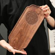 Wooden Tea Tray Tea Set Tray 1 Piece - Coffee Brown - View 2