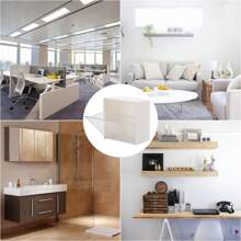 独立棉签架、棉签垫分配器、透明壁挂式化妆球收纳盒和储物盒，用于棉签、牙线、发夹、夹子家居浴室装饰浴室收纳盒秋季装饰化妆品收纳盒返校 - 彩色 - 查看 10