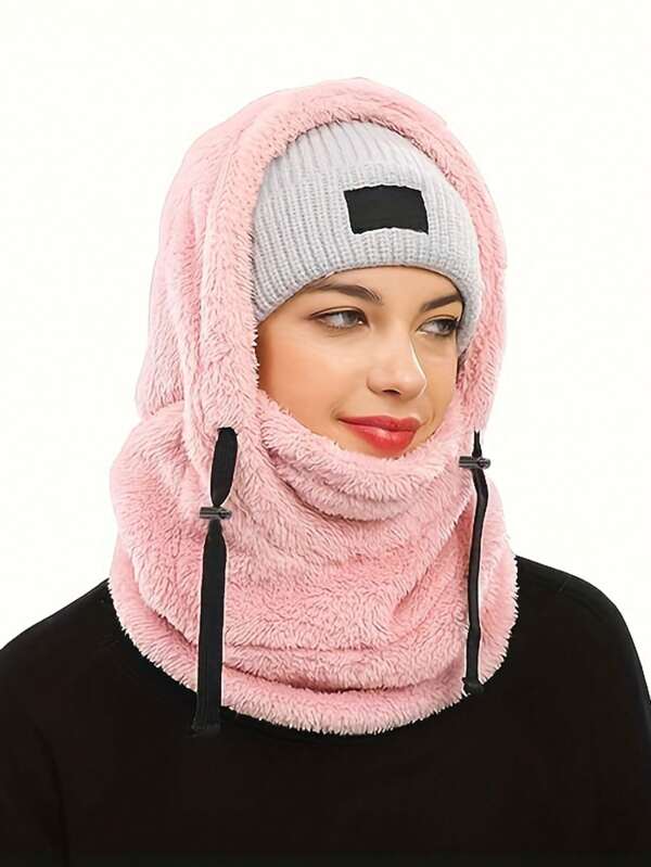 1pc Balaclava WindResistant Winter Face Mask, Fleece Ski Mask for Men