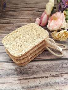 1入組絲瓜纖維洗碗刷,天然絲瓜杯刷,耐用不粘油海綿清潔刷,家庭廚房必備