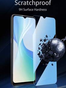 3 piezas de protector de pantalla de vidrio templado HD anti-arañazos para Realme, instalación fácil, alta definición y clara, sin burbujas, resistente a arañazos y roturas, accesorio de regalo para cumpleaños, Pascua, Día del Presidente, Navidad, familia, amigos, novio/novia, protector de pantalla de teléfono, accesorios de teléfono - transparente - Ver 3