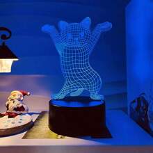 Sy277 Black Cat Design Desk Lamp - Black - View 4