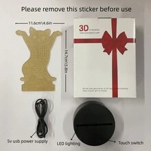 Sy277 Black Cat Design Desk Lamp - Black - View 2