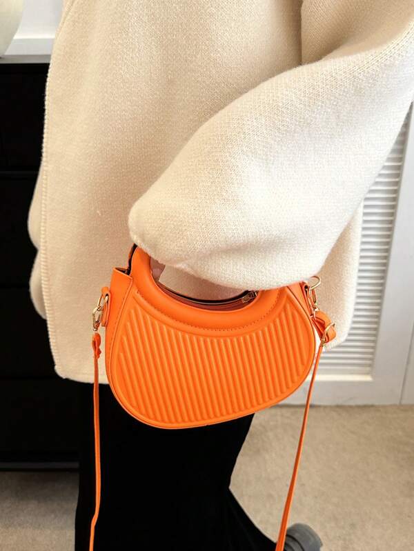 Fashion Candy Color Niche Design French Gentle Lady New Commuter Date Hand-Held Shoulder Cross-Body Women's Bag Novelty Gifts, Perfect Best Funny Novelty & Gag Gifts