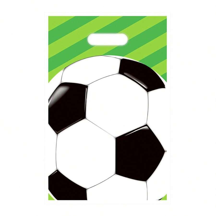 Túi quà tặng họa tiết bóng đá 10 chiếc, Giáng sinh - Nhiều màu - Xem 1