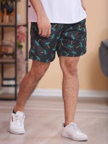 Men Beach Shorts - Negro - Ver 3