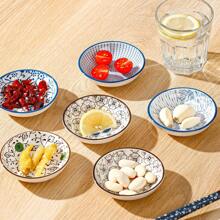 6pcs Household Ceramic Seasoning Dishes For Soy Sauce, Vinegar, Sauce, Snack, Seasoning, Condiment,Kitchen,Christmas Gift - Clear - View 5