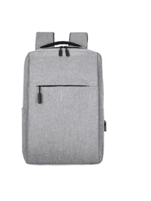 Mochila Porta Ordenador Portátil Con Carga USB Mochila Para Portátil Laptop Escolar Oficina Bolsa Anti robo 15.6" Multicompartimento - Gris - Ver 5