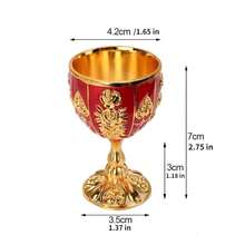 Classic Metallic Wine Glass - White - View 2