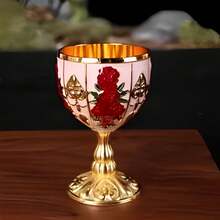 Classic Metallic Wine Glass - White - View 1