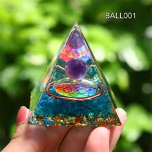 1pc, Natural Crystal, Pyramid Healing Crystal, Energy Reiki Chakra Meditation, Lucky Gather Wealth Stone, Room Decor, Home Decor, Table Decor, Holiday Decor