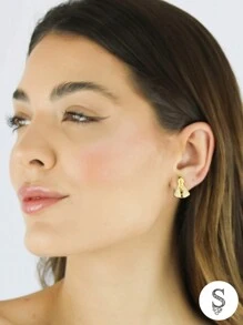 Hoop Earrings - Vàng - Xem 5