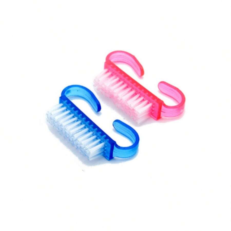 手指腳趾甲刷,清潔指甲刷,指甲擦洗清潔刷,小型美甲用品 - 藍色 - 查看 1