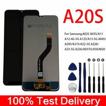 Montaje de digitalizador de pantalla táctil de pantalla LCD compatible con reemplazo de pantalla LCD compatible con Samsung Galaxy A20s - A20S - Ver 1