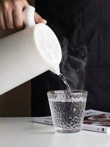 Glass Inner Vacuum Flask, Large Capacity Hot Water Bottle For Home Use - White - View 8