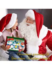 聖誕節捏緩解玩具驚喜盒 - 24 個槽降臨節日曆盲盒捏玩具漫畫系列減壓玩具 - 彩色 - 查看 4