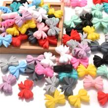 10pcs Silicone Butterfly Beads DIY Jewelry Accessories, Colorful Perforated Butterfly Beads For Jewelry Making - Multicolor - View 4