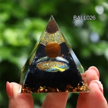 1pc, Natural Crystal, Pyramid Healing Crystal, Energy Reiki Chakra Meditation, Lucky Gather Wealth Stone, Room Decor, Home Decor, Table Decor, Holiday Decor