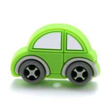 10pcs/Pack Silicone Colorful Car Shaped Teething Beads, Chewable Beads For DIY - Multicolor - View 8