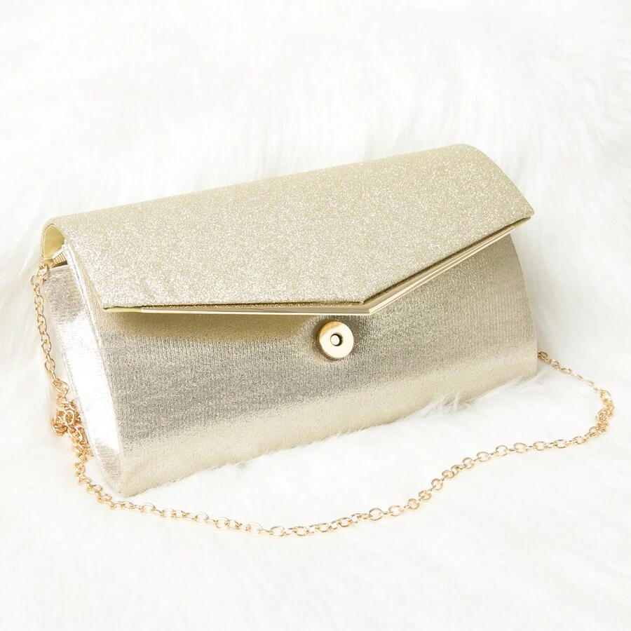 Luxury Fashionable Elegant Lady's Evening Bag - Gold - View 1