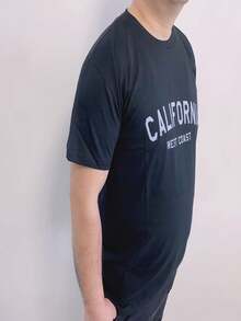 Men T-Shirts - 黑色 - 查看 3