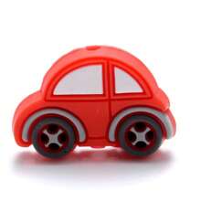 10pcs/Pack Silicone Colorful Car Shaped Teething Beads, Chewable Beads For DIY - Multicolor - View 13