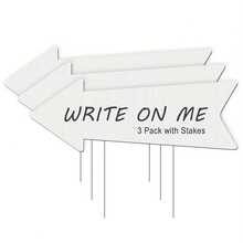 Party Supplies Logo Directional Road Signs - White - View 5