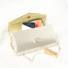 Luxury Fashionable Elegant Lady's Evening Bag - Gold - View 5