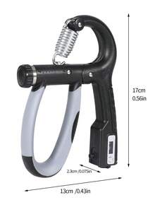 1pc Professional Hand And Arm Grip Strength Trainer, Home And Office Gym Equipment - Black - View 5