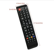 Universal Remote Control Compatible With Samsung TV Replacement For LCD LED HDTV 3D Smart Samsung TVs Remote - Black - View 5