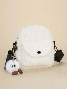 冬季秋冬时尚百搭奢华小众斜挎包包女单肩毛绒包女生原宿学生潮流韩版女包