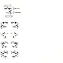 4 Types Halloween Style Fashionable Party Makeup Stickers, Bat & Spider Design For Eye Decoration - 1# - View 5